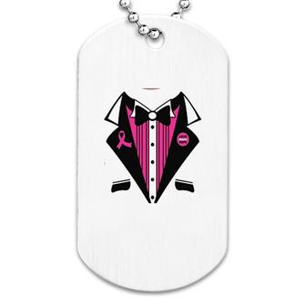 Canker Awareness Tuxedo Dog Tag | Mazezy