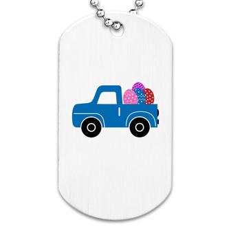 Car With Easter Egg Dog Tag | Mazezy