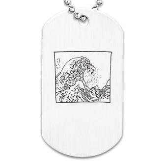 Casual Graphic Print Dog Tag | Mazezy