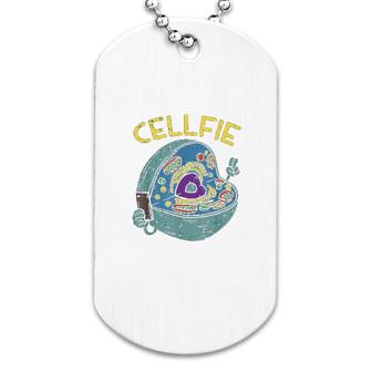 Cell Fie Funny Science Biology Dog Tag | Mazezy AU