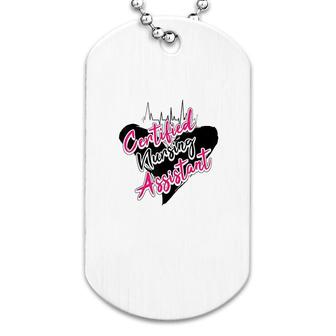 Certified Nursing Assistant Cute Cna Job Dog Tag | Mazezy
