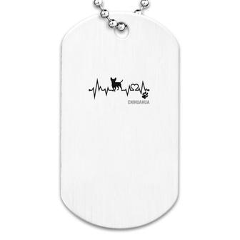 Chihuahuadog Heartbeat Dog Paw Dog Lovers Gift For Dog Moms And Dads Dog Tag - Seseable