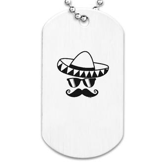 Cinco De Mayo Mustache Dog Tag | Mazezy
