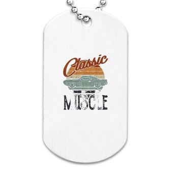 Classic Muscle Car Dog Tag | Mazezy