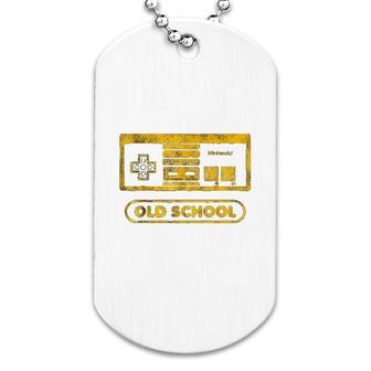 Controller Old School Gold Graphic Dog Tag | Mazezy
