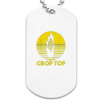 Corn Crop Top Dog Tag | Mazezy