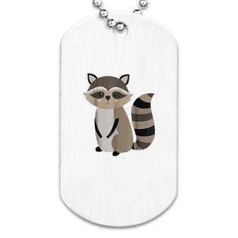 Cute Baby Raccoon Animal Nature Lover Dog Tag | Mazezy