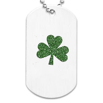 Cute Graphic Irish Shamrock Holiday Dog Tag | Mazezy