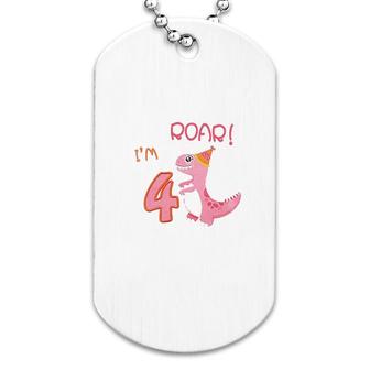 Dinosaur Themed Party Gift Dog Tag | Mazezy