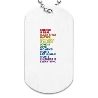 Distressed Science Is Real Lgbt Pride Dog Tag | Mazezy