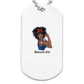 Dominican Woman Dog Tag | Mazezy