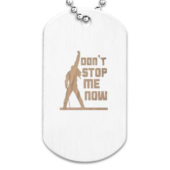 Dont Stop Me Now Queen Silhouette Music Dog Tag | Mazezy