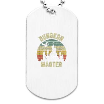 Dungeon Master Because I Am Dm Smiles Retro Dragon Dog Tag | Mazezy