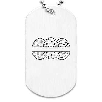 Easter Egg Monogram Bundle Bunny Dog Tag | Mazezy