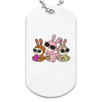 Easter Leopard Awesome Bunny Dog Tag | Mazezy