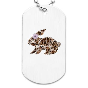 Easter Leopard Bunny Dog Tag | Mazezy