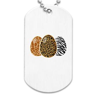 Easter Leopard Eggs Dog Tag | Mazezy