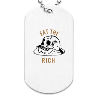 Eat Rich Dog Tag | Mazezy