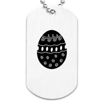 Eggs Funny Easter Dog Tag | Mazezy