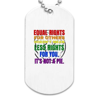 Equal Rights Lgbt Dog Tag | Mazezy