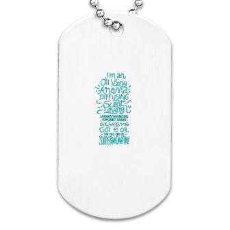 Essential Oil Aroma Saying Dog Tag | Mazezy