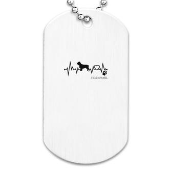 Field Spanieldog Heartbeat Dog Paw Dog Lovers Gift For Dog Moms And Dads Dog Tag - Seseable