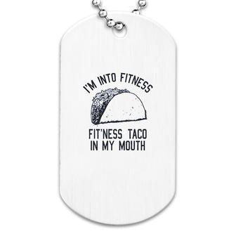 Fitness Taco Dog Tag | Mazezy