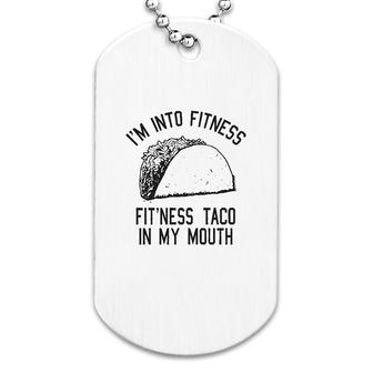 Fitness Taco Dog Tag | Mazezy