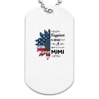 Flag Happiness Is Being A Mimi Dog Tag