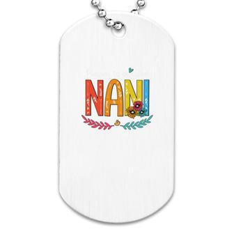 Flower Blessed To Be Called Nani Dog Tag | Mazezy CA