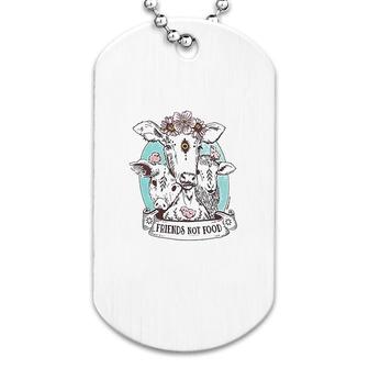 Friends Not Food Dog Tag | Mazezy