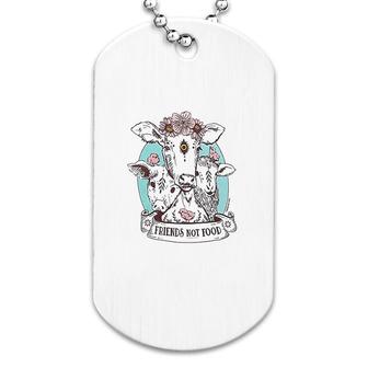 Friends Not Food Dog Tag | Mazezy