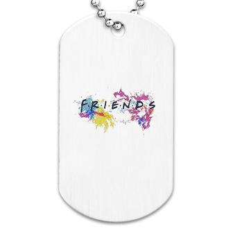 Friends Water Color Dog Tag | Mazezy