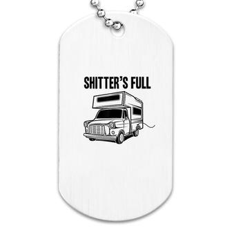 Full Funny Camper Dog Tag | Mazezy