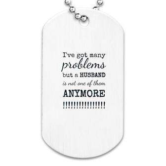 Funny Divorce Gift For Divorced Women Dog Tag | Mazezy