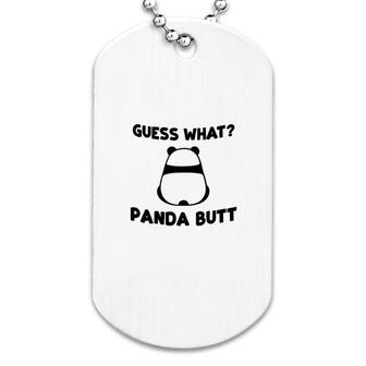 Funny Joke Shot Panda Unique Dog Tag | Mazezy