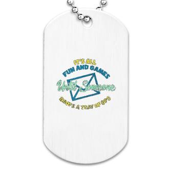 Funny Postal Worker Outfit Dog Tag | Mazezy