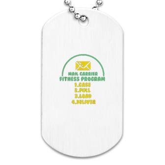 Funny Postal Worker Outfit For A Mailman Dog Tag | Mazezy