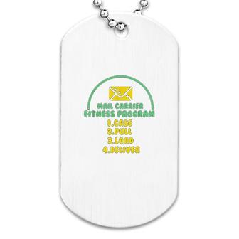 Funny Postal Worker Outfit For A Mailman Dog Tag | Mazezy