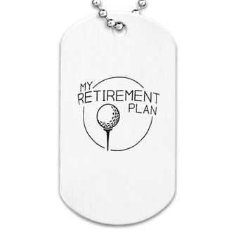 Funny Saying Golfing Shirt Golfer Ball Dog Tag | Mazezy
