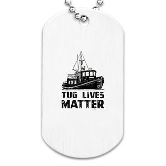 Funny Tugboat Tug Matters Boat Dog Tag | Mazezy