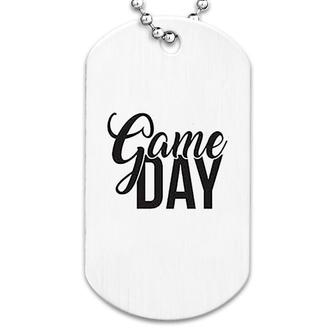 Game Day Football Dog Tag | Mazezy