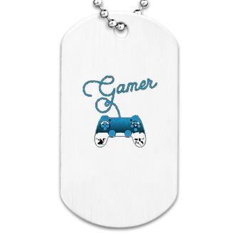 Gamer Gifts Video Game Merchandise Gaming Funny Dog Tag | Mazezy