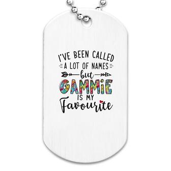 Gammie Is My Favourite Name Dog Tag | Mazezy