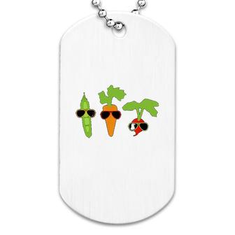 Gardening Cool Veggies Dog Tag | Mazezy