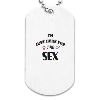 Gender Reveal I Am Just Here Dog Tag | Mazezy