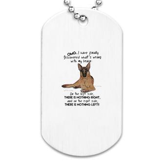 German Shepherd Nothing Both Dog Tag | Mazezy
