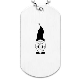 Gnomes White Dog Tag | Mazezy