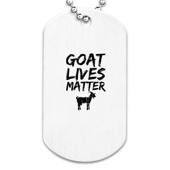 Goat Lives Matter Dog Tag | Mazezy