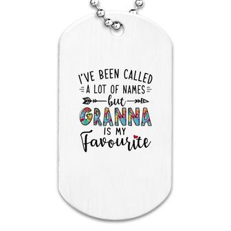 Granna Is My Favourite Name Dog Tag | Mazezy